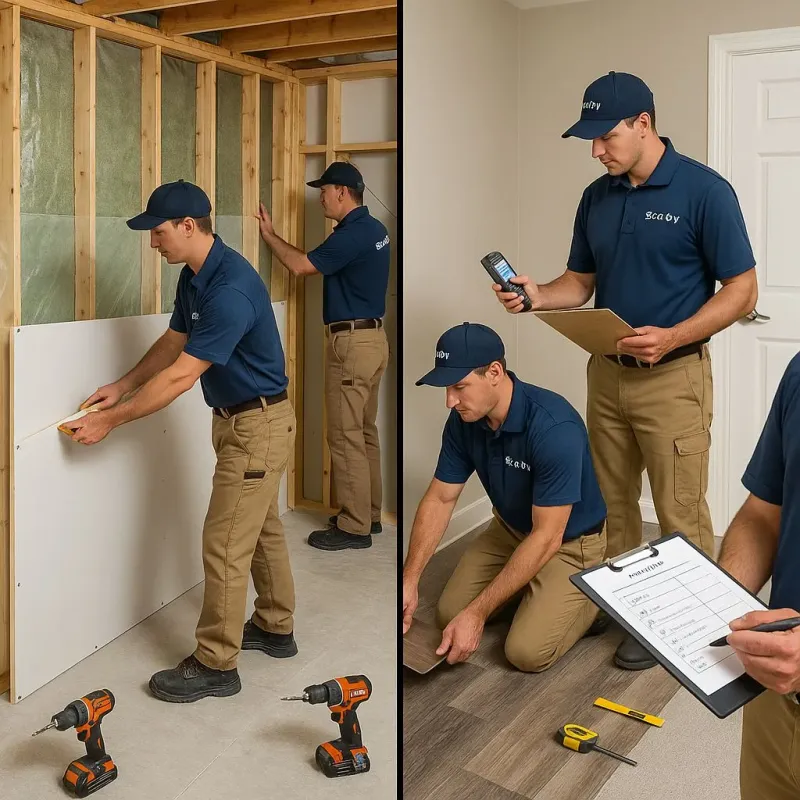 Repairs and Reconstruction process in San Luis, AZ
